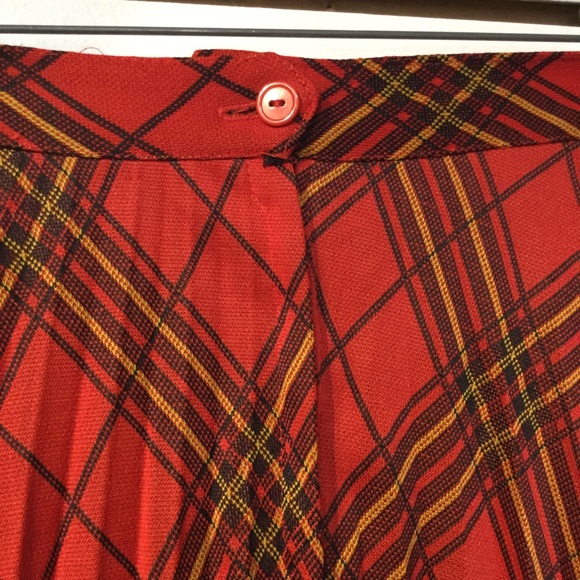 Vintage 1970’s plaid maxi skirt - Picture 2 of 5